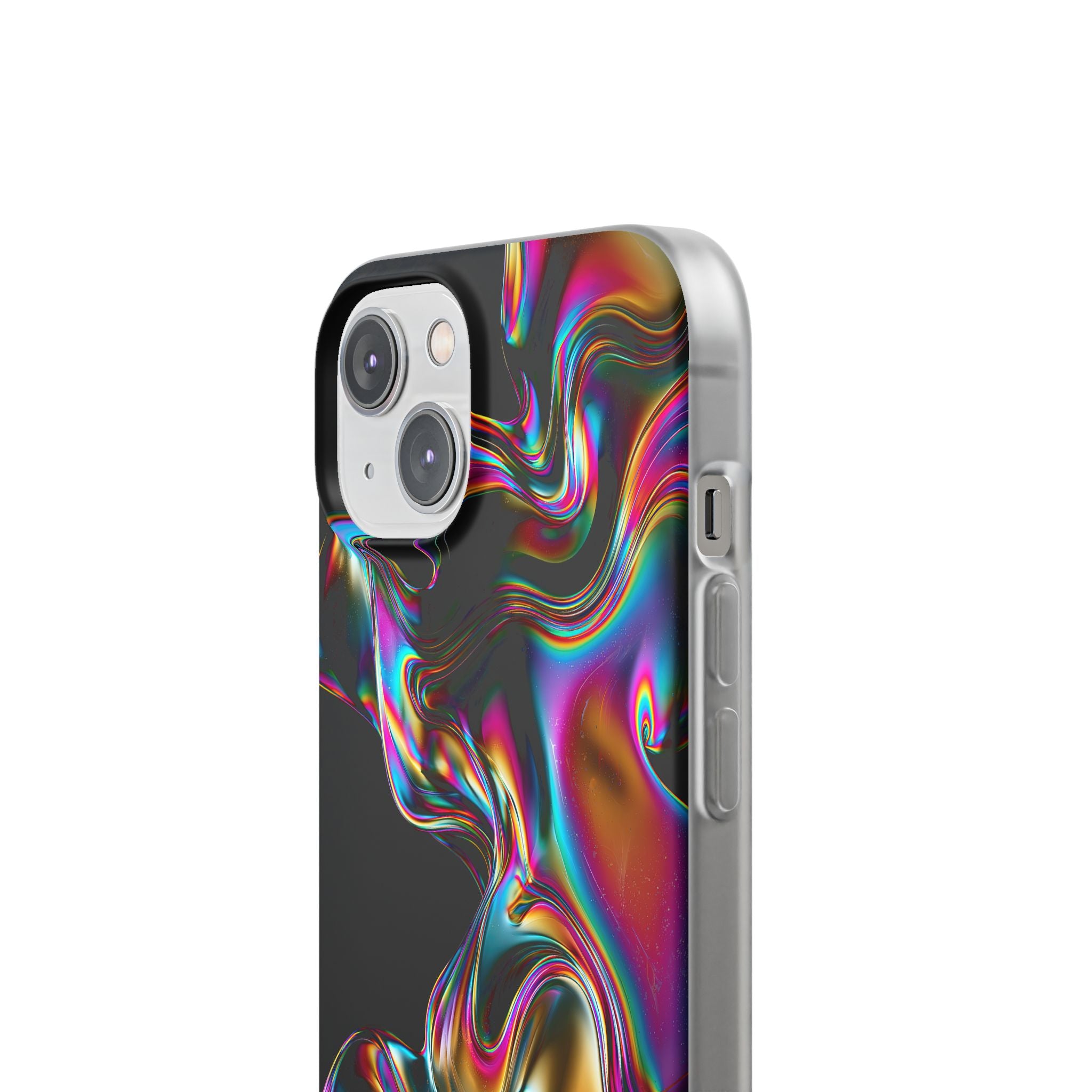Purple Lite Phone Case for iPhone - Liquid Neon Chrome