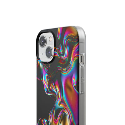 Purple Lite Phone Case for iPhone - Liquid Neon Chrome