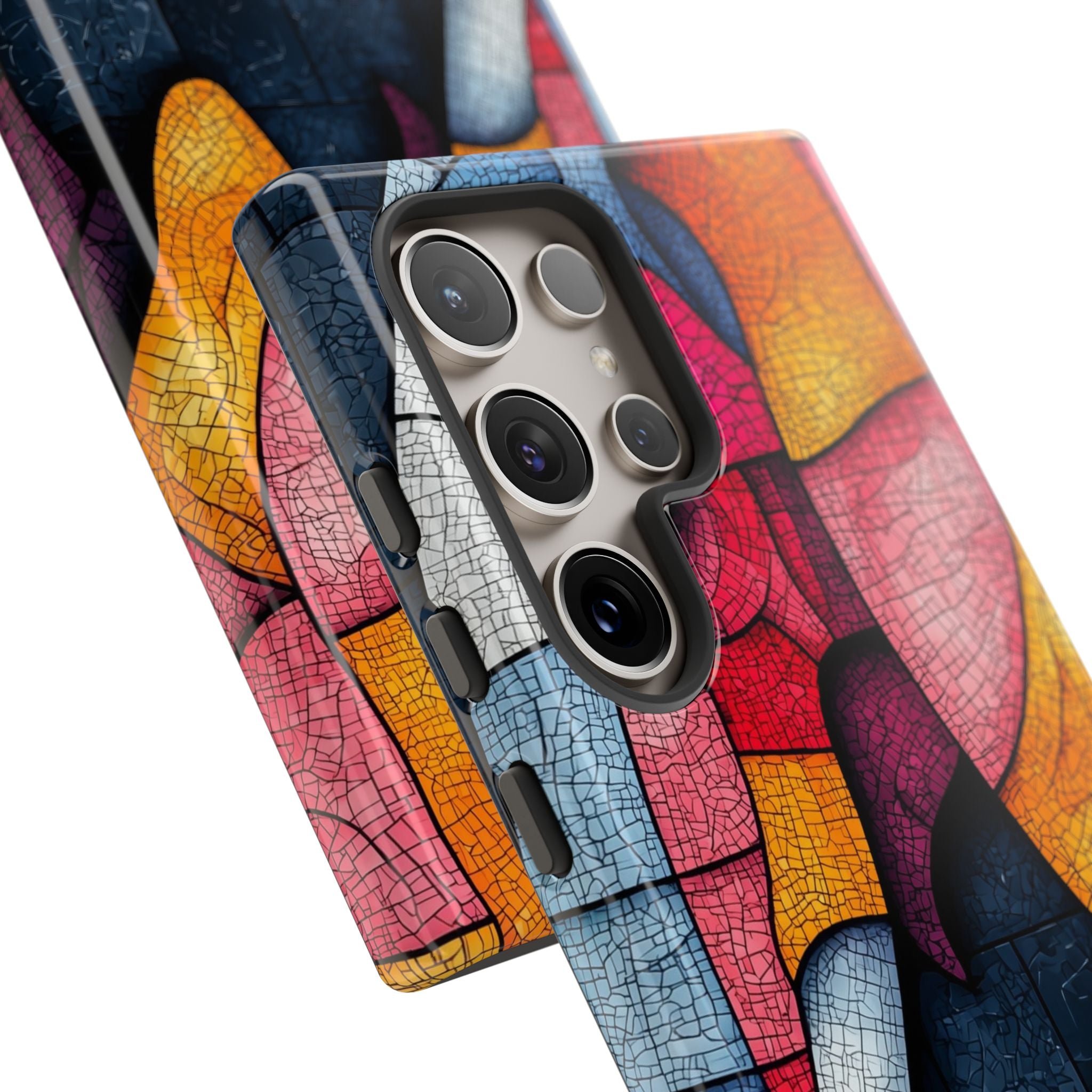 Elefanttimosaiikki Samsung S24 Ultra - Kova suojakotelo