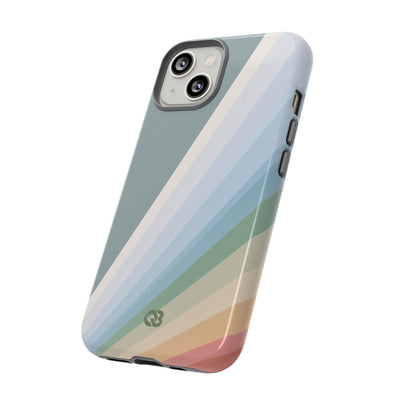 Green Tough Phone Case for iPhone - Sage Prism Beam