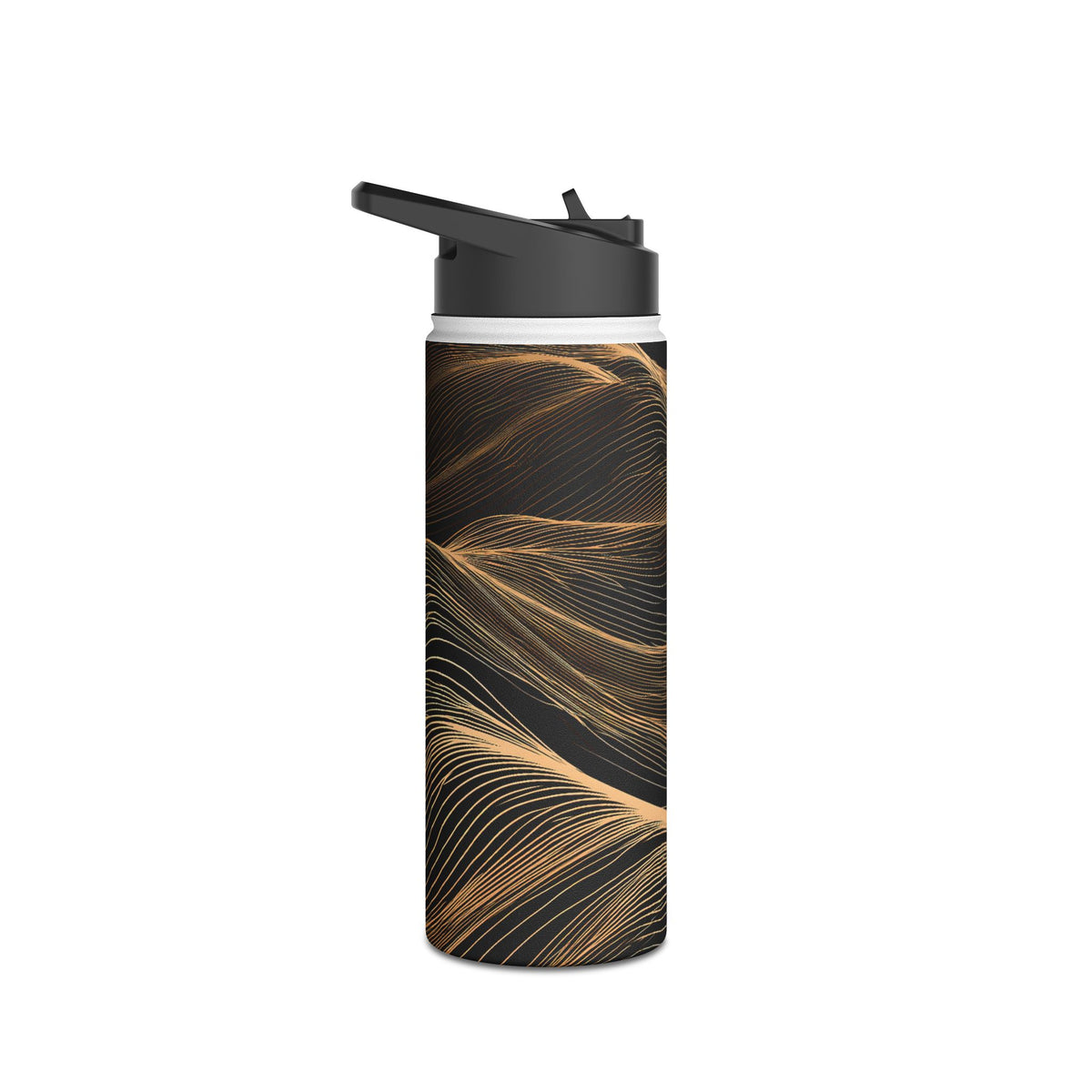 Gilded Ridge · Insulated Water Bottle · Black
