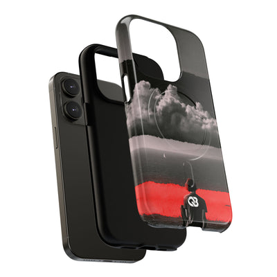 Crimson Horizon · Tough 2.0 Magnetic Phone Case for iPhone · Black