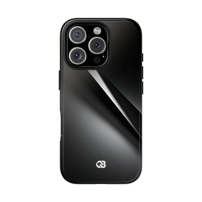 Obsidian Ridge · Tough Phone Case for iPhone · Black