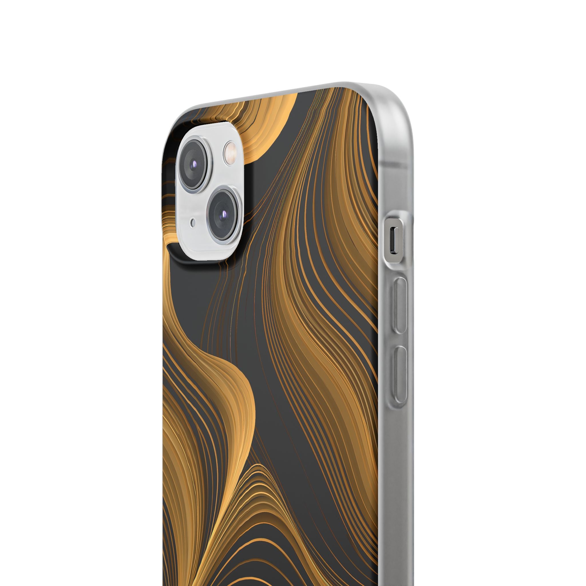 Gold Lite Phone Case for iPhone - Molten Copper Strands