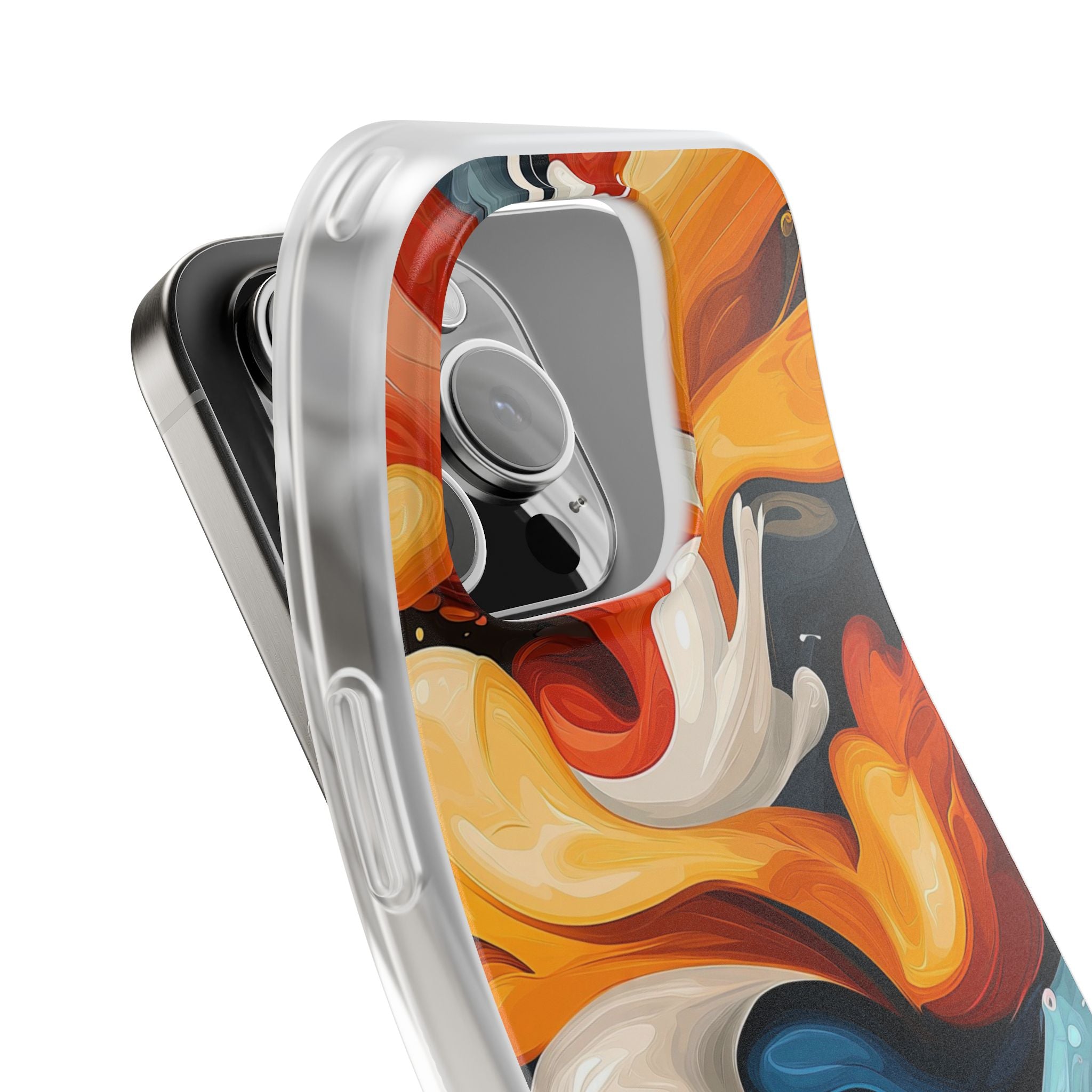 Crimson Ribbon iPhone 16 Pro Case - Soft