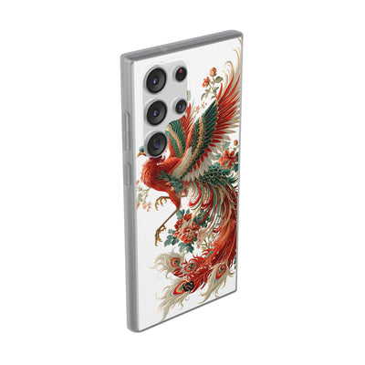 Vermilion Imperial Phoenix · Lite Phone Case for Samsung · Red