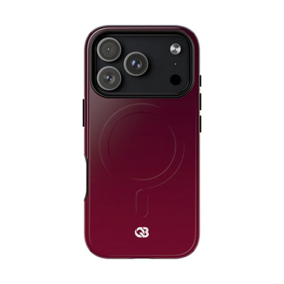 Red Tough 2.0 Magsafe Phone Case for iPhone - Deep Sangria Gradient