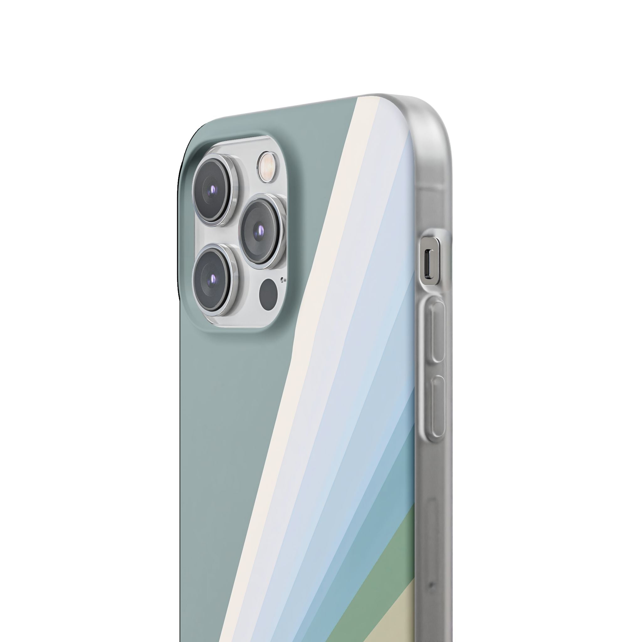 Green Lite Phone Case for iPhone - Sage Prism Beam