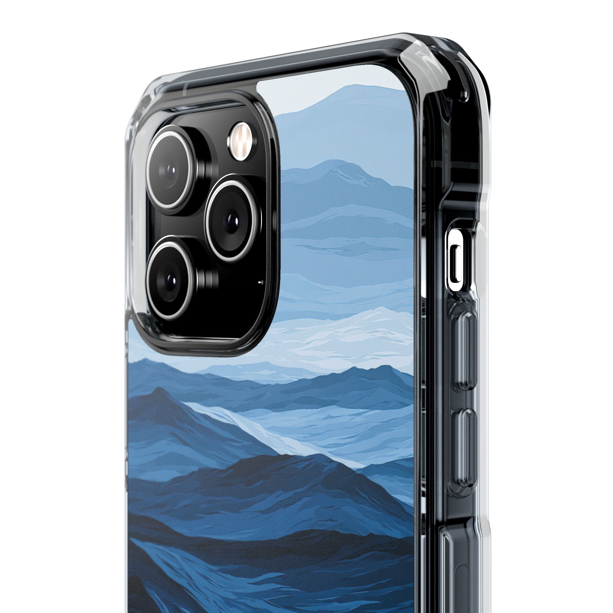 Blue Impact MagSafe Phone Case for iPhone - Cobalt Ridge Tides