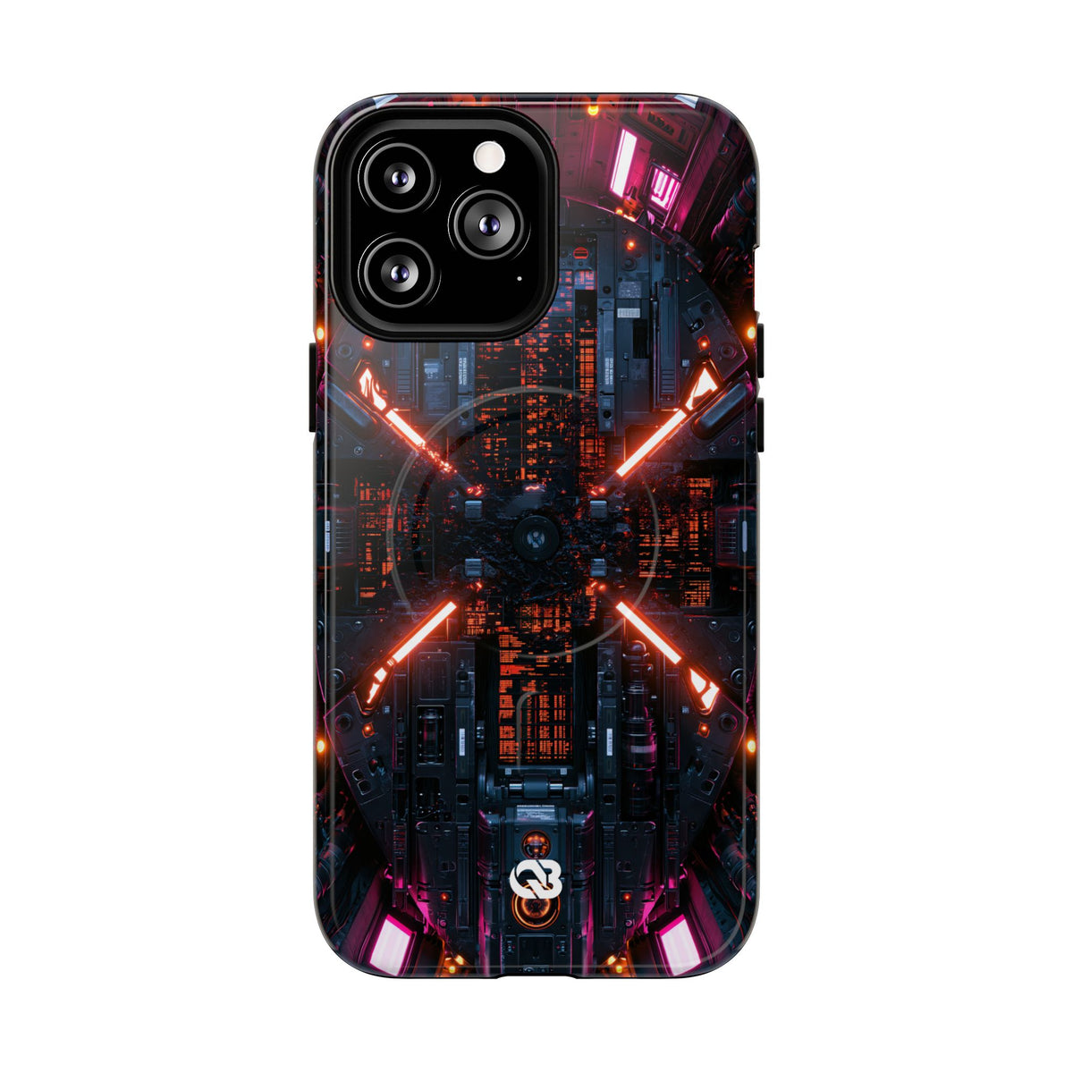 Cybernetic Reactor Core · Tough 2.0 Magnetic Phone Case for iPhone · Black