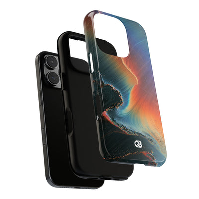 Prismatic Aura Shift · Tough Phone Case for iPhone · Blue