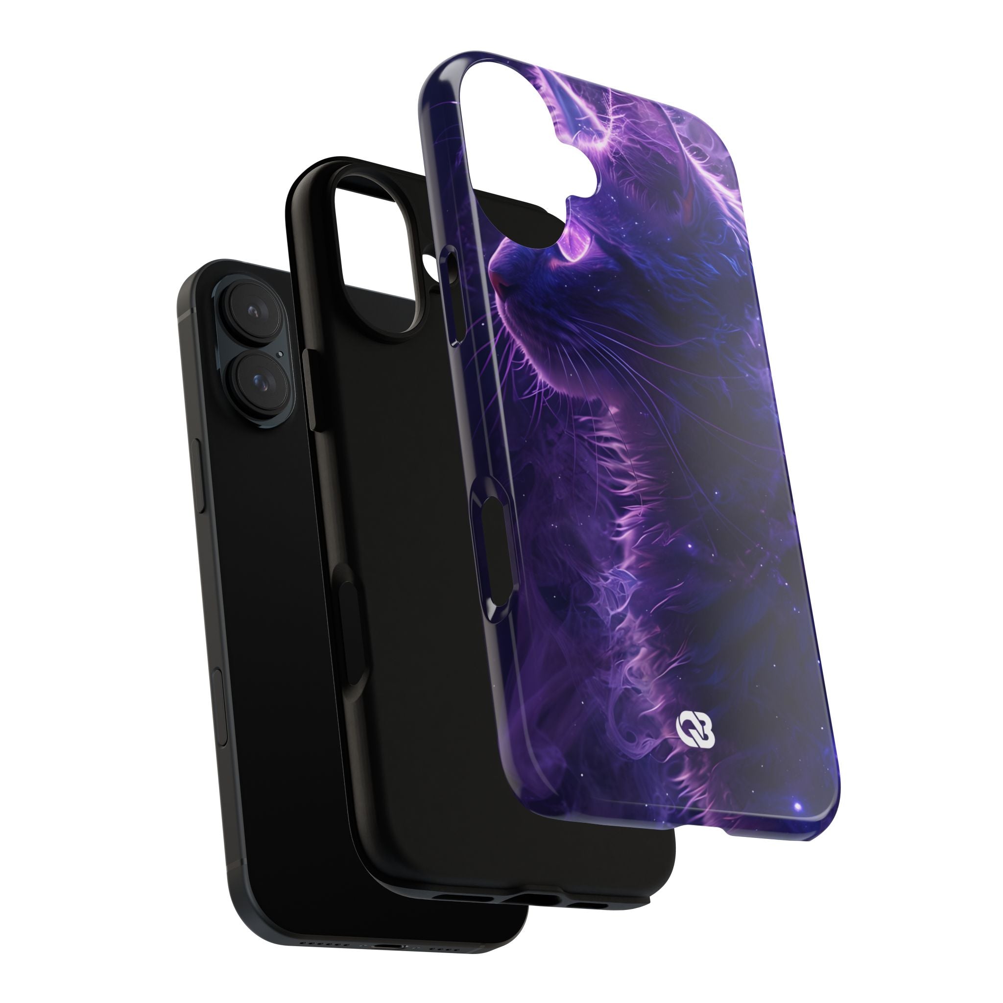 Purple Void Feline · Tough Custodia per iPhone