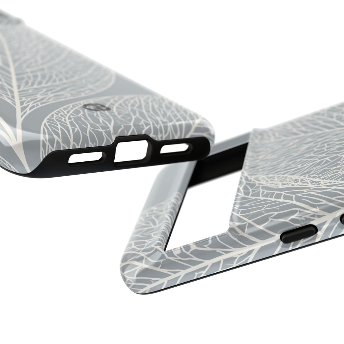 Minimal Leaf Skeleton · Tough Phone Case for Pixel ·  Grey