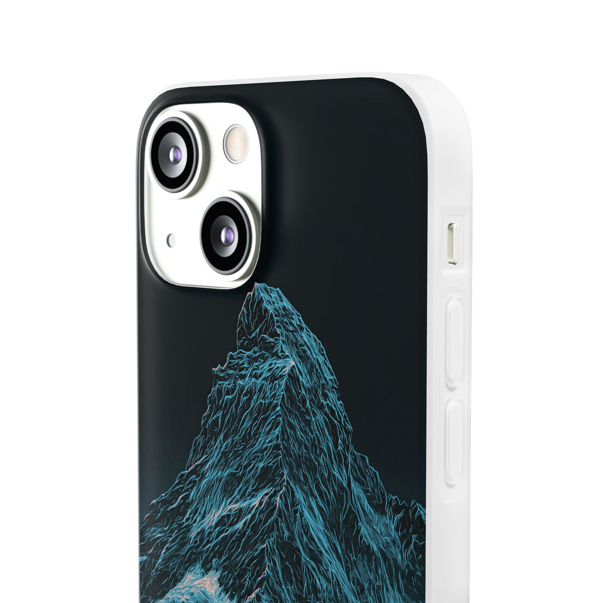 Glacial Alpine Peak · Lite Phone Case for iPhone ·  Blue