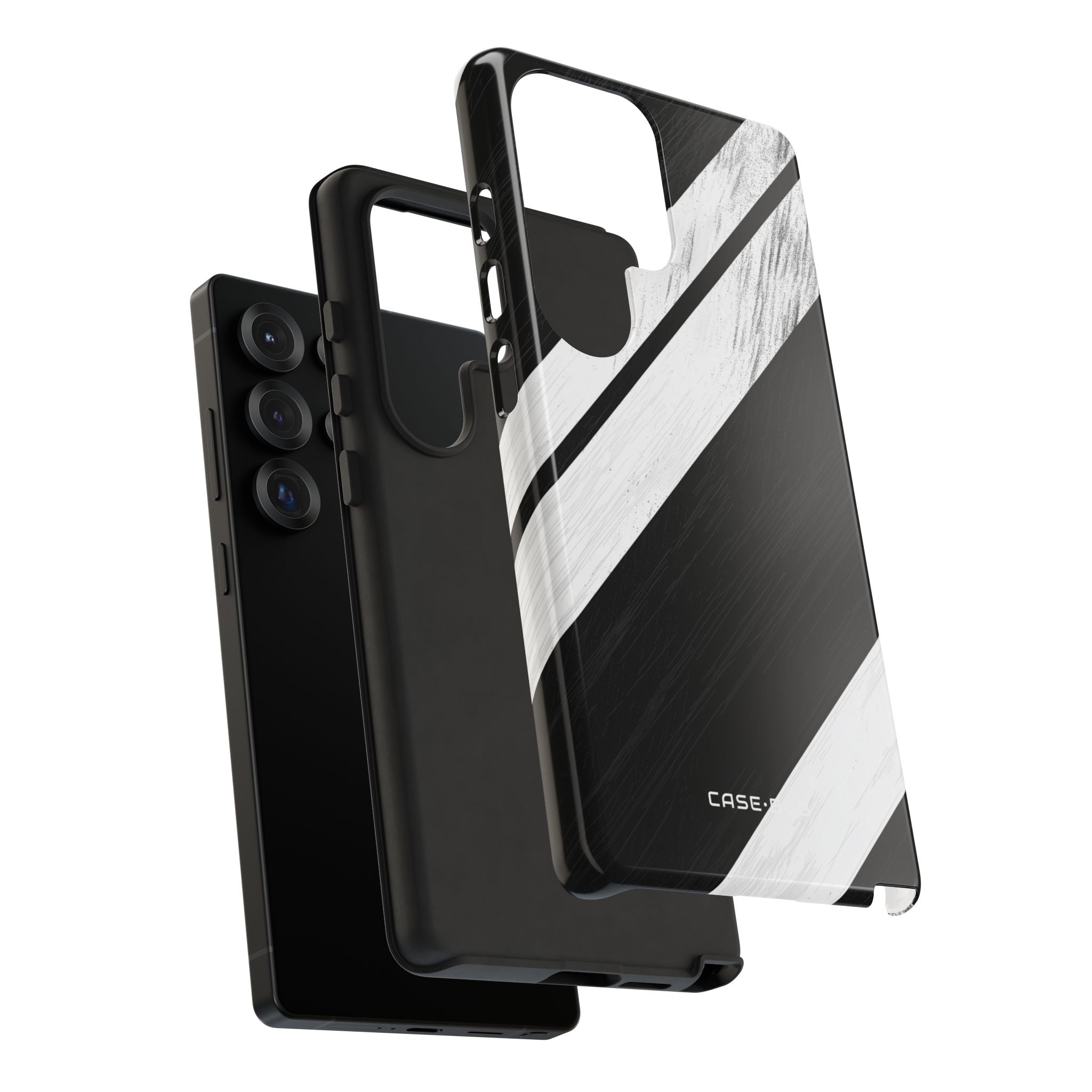 Distressed Stripe Motion Samsung S25 Ultra Case - Tough