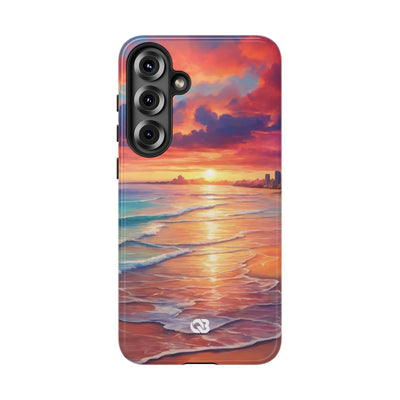 Crimson Shore Horizon · Tough Phone Case for Samsung