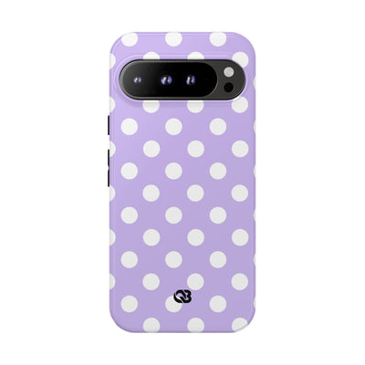 Lavender Polka Grid · Tough Θήκη για Google Pixel