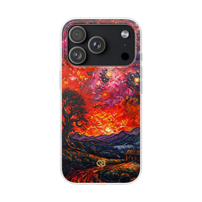 Molten Sky Tree · Soft Handyhülle für iPhone