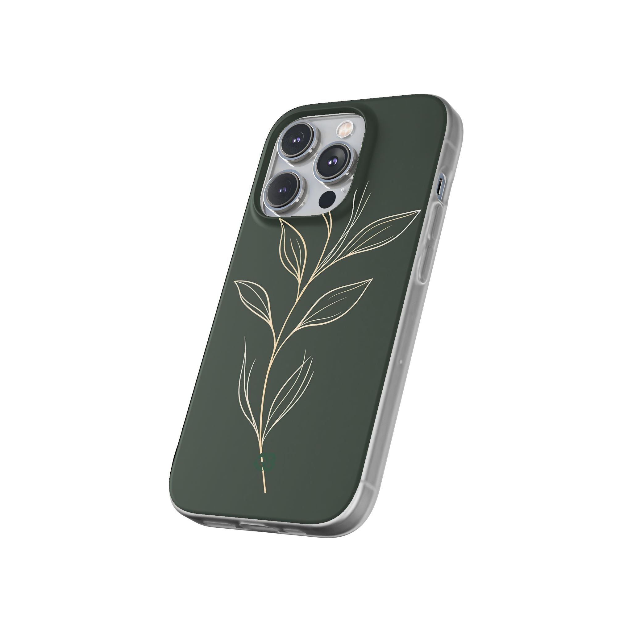 Green Lite Phone Case for iPhone - Deep Moss Willow