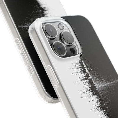 Black Lite Phone Case for iPhone - Static Signal Split