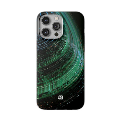 Orbital Data Stream · Lite Phone Case for iPhone ·  Green