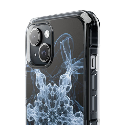 Blue Impact MagSafe Phone Case for iPhone - Glacial Smoke Crown