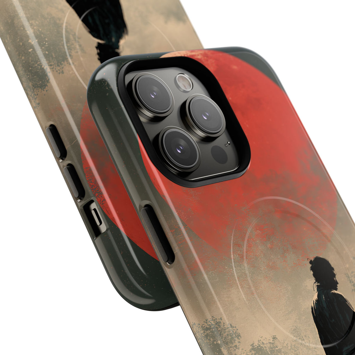 Crimson Moon Ronin · Tough 2.0 Magnetic Phone Case for iPhone · Red