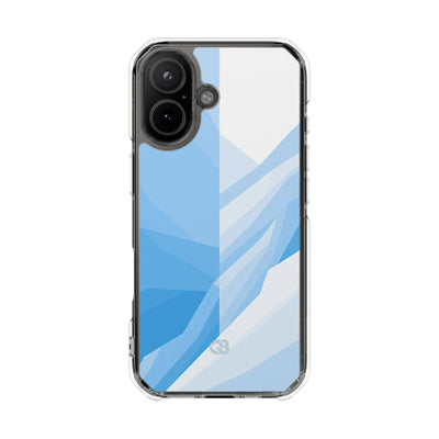 Blue Impact MagSafe Phone Case for iPhone - Arctic Glacial Ridge