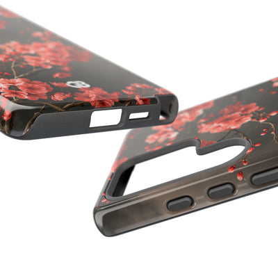 Dark Sakura Nocturne · Tough Phone Case for Samsung · Black