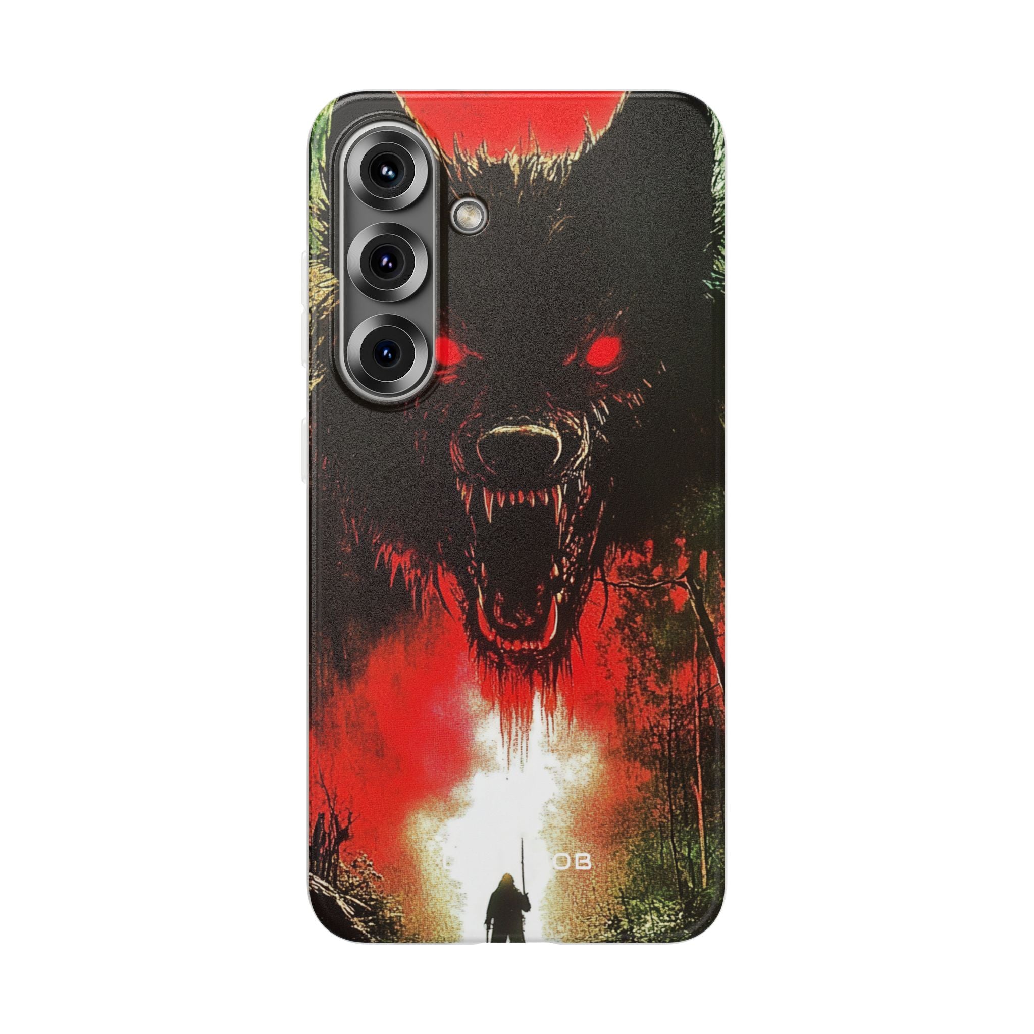 Crimson Wolf Samsung S25 Case - Soft