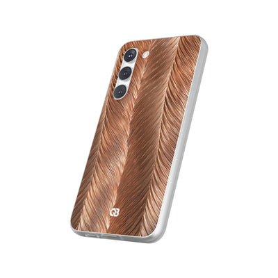 Rose Gold Weave · Lite Phone Case for Samsung · Brown