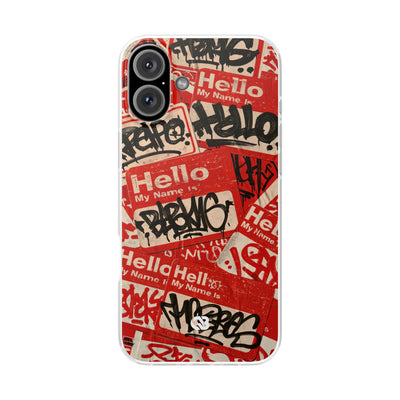 Slap Tag Collage · Lite Phone Case for iPhone ·  Red