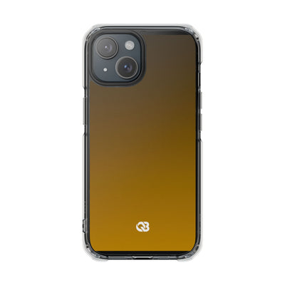 Golden Umber · Clear Impact Magnetic Phone Case for iPhone · Gold
