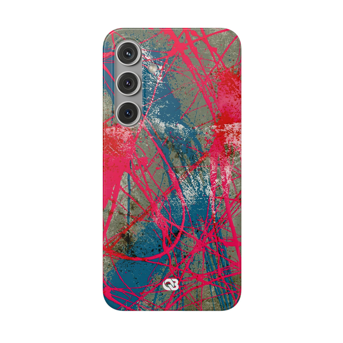 Neon Static Drip · Lite Phone Case for Samsung · Pink
