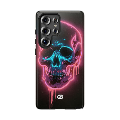 Neon Drip Skull · Tough Phone Case for Samsung · Black