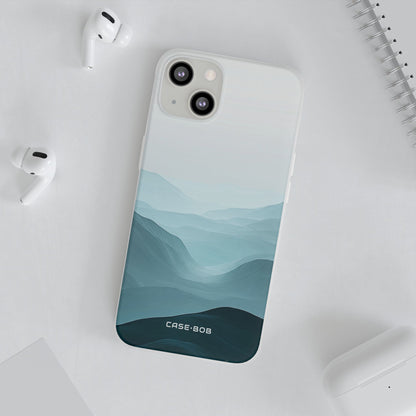 Teal Mist Mountains iPhone 13 - Soft