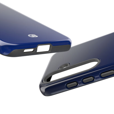 Blue Tough Phone Case for Samsung - Midnight Cobalt Fade