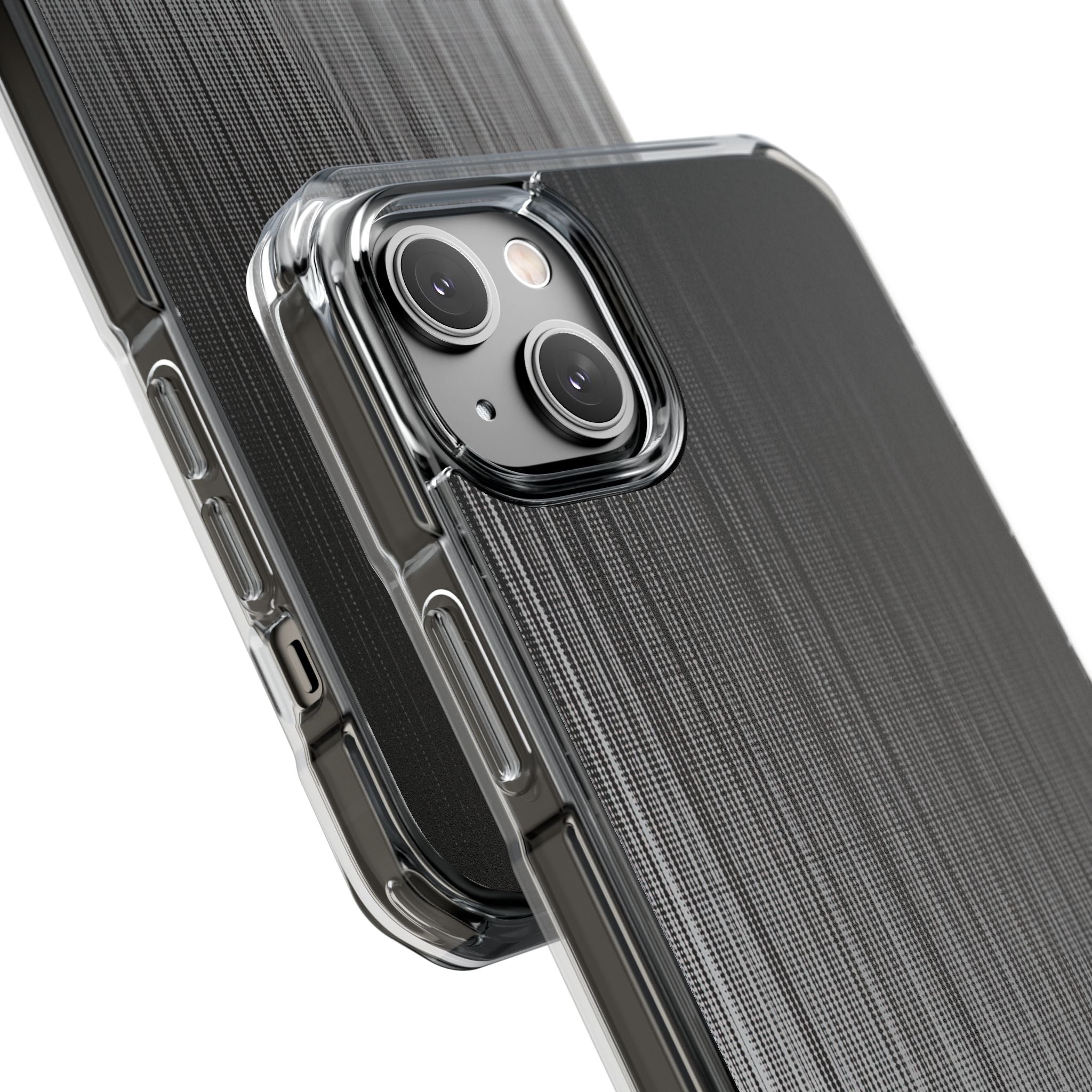 Grey Impact MagSafe Phone Case for iPhone - Static Vertical Dither