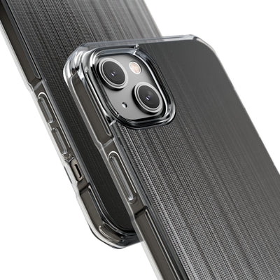 Grey Impact MagSafe Phone Case for iPhone - Static Vertical Dither