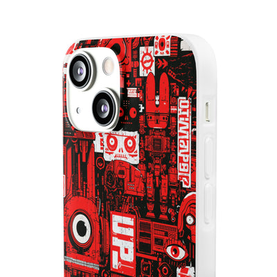 Neo Mecha Collage · Lite Phone Case for iPhone ·  Red