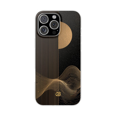Lunar Topo Horizon · Lite Phone Case for iPhone ·  Black