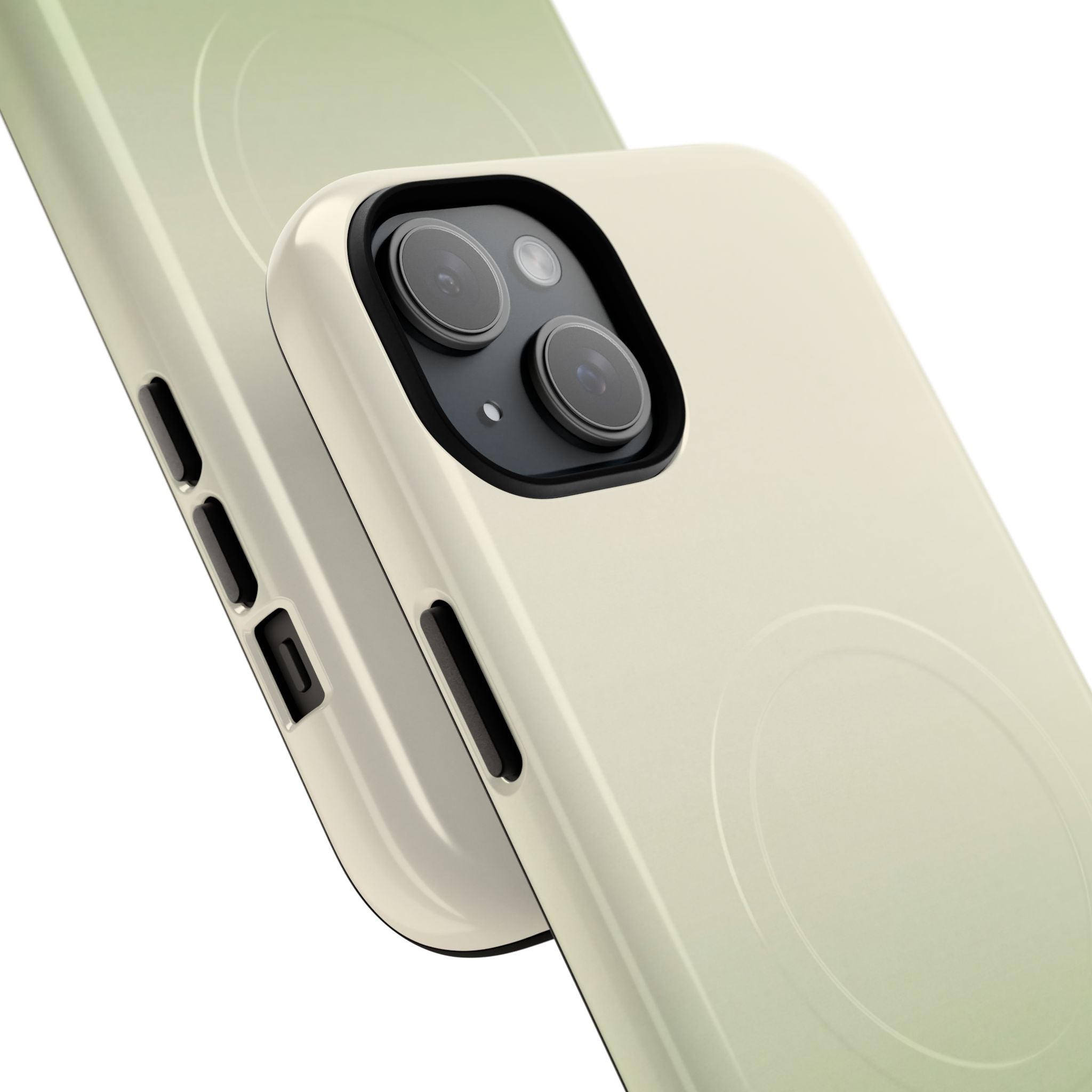 Green Tough 2.0 Magsafe Phone Case for iPhone - Bone Sage Fade