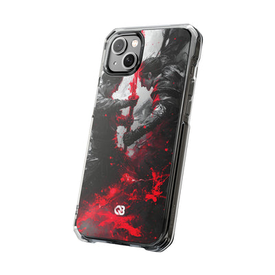 Shattered Crimson Duel · Impact Hoesje voor iPhone · Magsafe