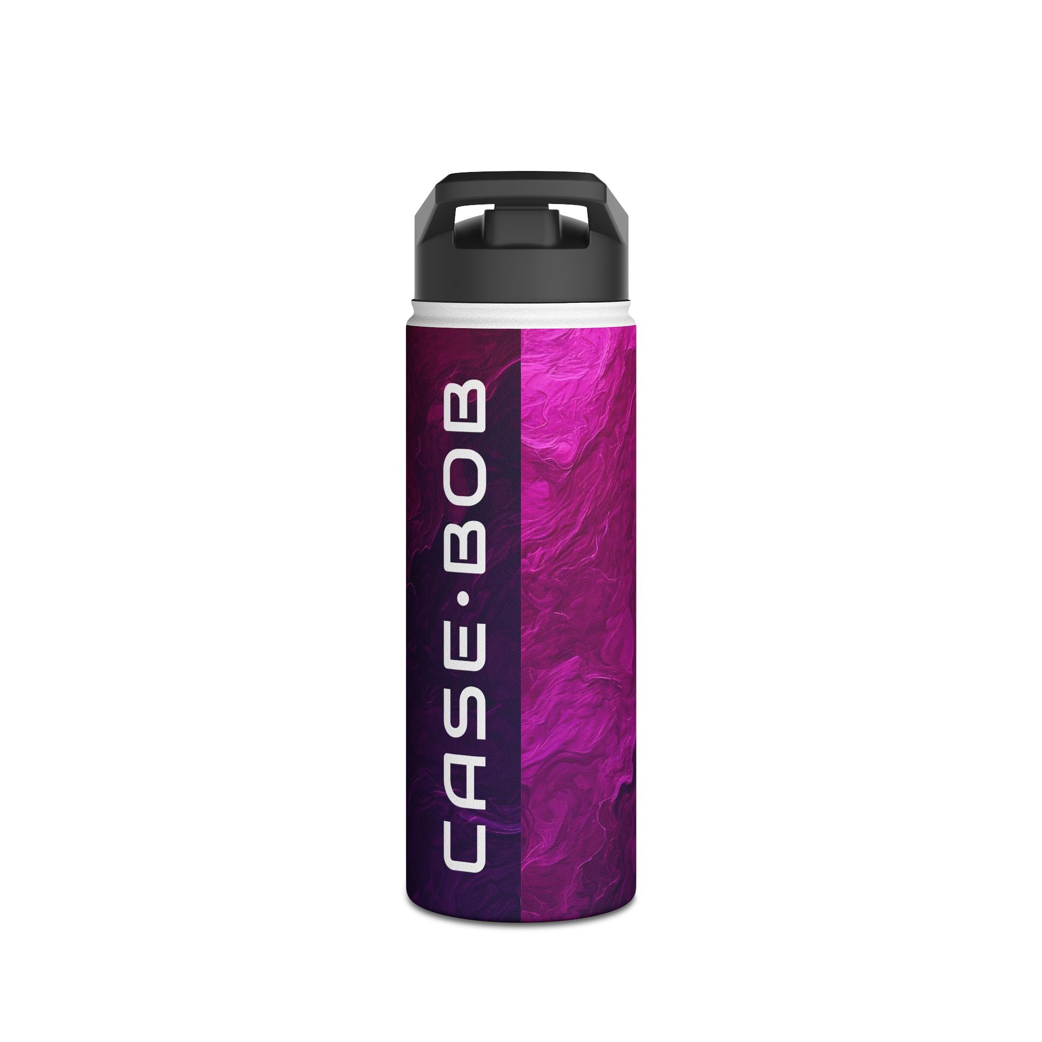 Purple Swirl - Stainless Steel Water Bottle