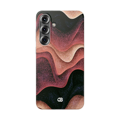 Rose Contour Waves · Lite Phone Case for Samsung · Pink