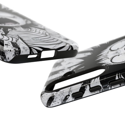 Chaotic Monochrome Scream · Tough Handyhülle für Samsung