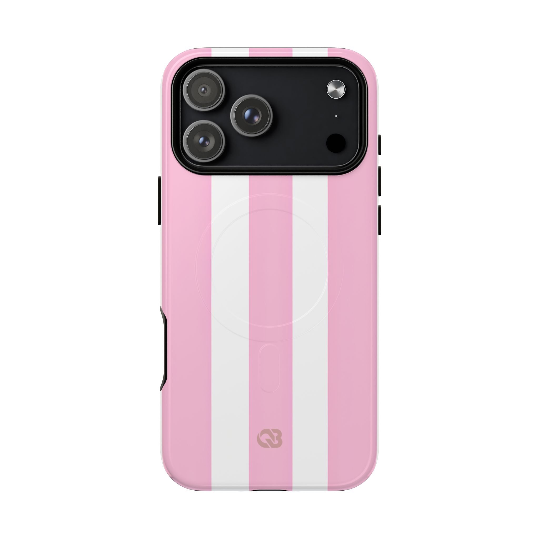 Soft Pink Stripe · Tough+ Magsafe