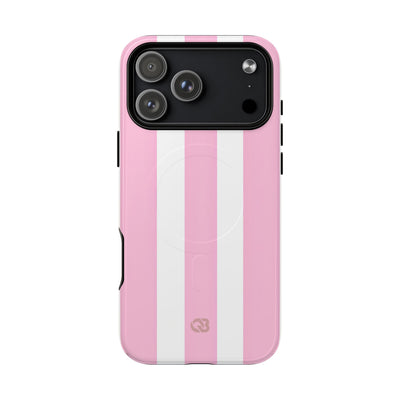 Soft Pink Stripe · Tough+ Magsafe