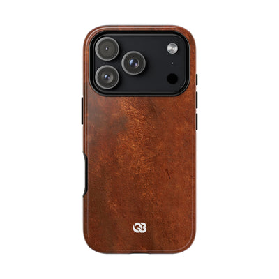 Oxidized Corten · Tough Phone Case for iPhone · Brown