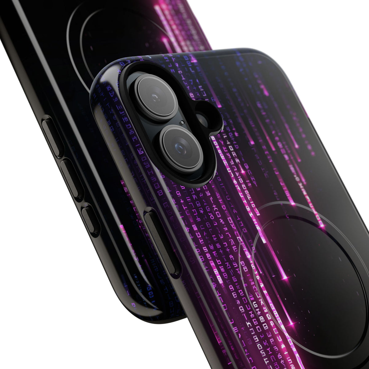 Binary Cascade · Tough 2.0 Magnetic Phone Case for iPhone · Black